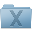System Folder Blue Icon 128x128 png